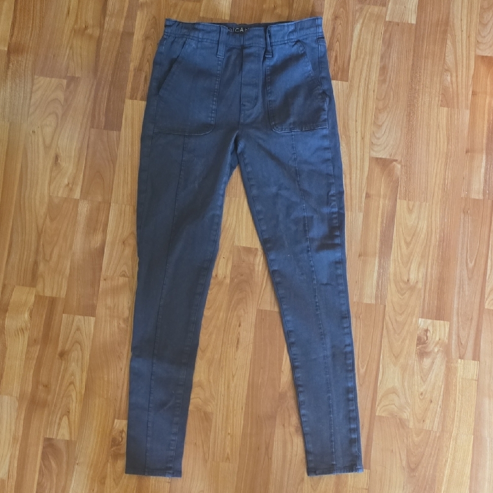 American Eagle Outfitters Gray Jeggings Stretch Fit